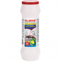 Средство чистящее 400г. LAIMA PROFESSIONAL "Сода-Эффект" "Лимон", порошок 604656 Средство чистящее 400г. LAIMA PROFESSIONAL "Сода-Эффект" "Лимон", порошок 604656